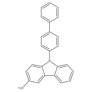 9H-Carbazol-3-amine, 9-[1,1'-biphenyl]-4-YL-结构式