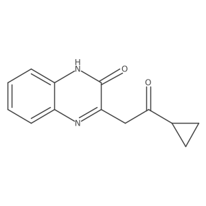 3-(2-cyclopropyl-2-oxoethyl)quinoxalin-2(1H)-one Structure