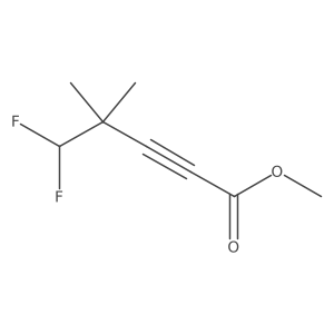 Methyl 5,5-difluoro-4,4-dimethylpent-2-ynoate Structure