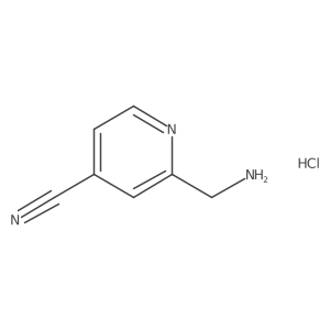 2-(Aminomethyl)isonicotinonitrile hydrochloride Structure