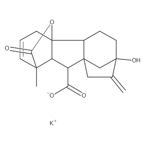 Gibberellin A5 potassium salt (1:1) Structure