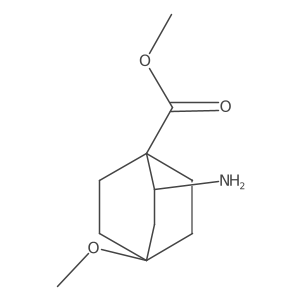 Methyl 2-amino-4-methoxybicyclo[2.2.2]octane-1-carboxylate Structure