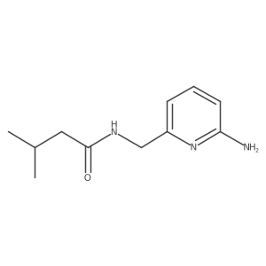 N-[(6-aminopyridin-2-yl)methyl]-3-methylbutanamide Structure