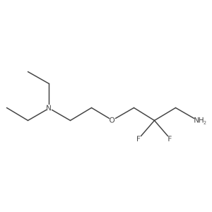 [2-(3-Amino-2,2-difluoropropoxy)ethyl]diethylamine Structure
