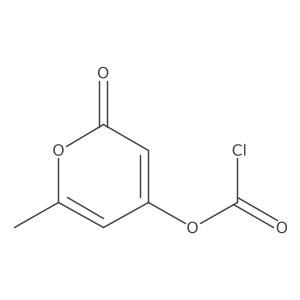 6-methyl-2-oxo-2H-pyran-4-yl chloroformate Structure