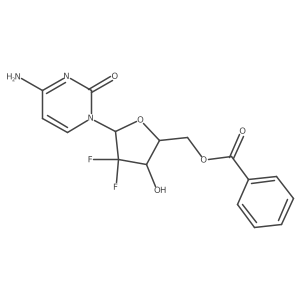 Gemcitabine 5-Benzoate结构式