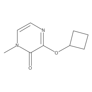 3-Cyclobutoxy-1-methyl-1,2-dihydropyrazin-2-one Structure