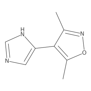 4-(1H-Imidazol-5-yl)-3,5-dimethyl-1,2-oxazole Structure