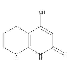 5,6,7,8-Tetrahydro-1,8-naphthyridine-2,4-diol结构式