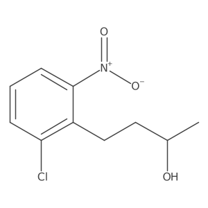 (2S)-4-(2-chloro-6-nitrophenyl)butan-2-ol Structure