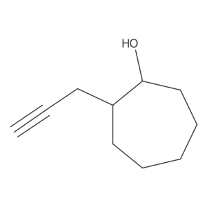 rac-(1R,2S)-2-(prop-2-yn-1-yl)cycloheptan-1-ol Structure