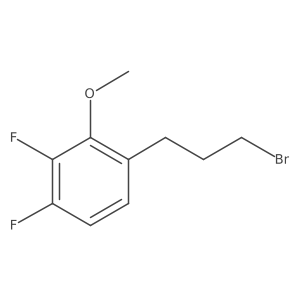 1-(3-Bromopropyl)-3,4-difluoro-2-methoxybenzene Structure