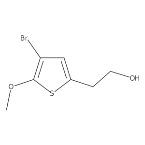 2-(4-Bromo-5-methoxythiophen-2-yl)ethan-1-ol Structure