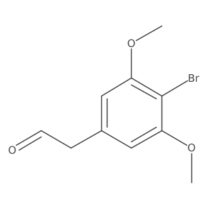 2-(4-Bromo-3,5-dimethoxyphenyl)acetaldehyde Structure