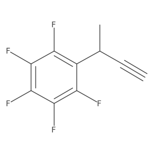 1-(But-3-yn-2-yl)-2,3,4,5,6-pentafluorobenzene Structure