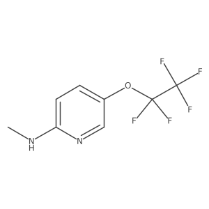 N-methyl-5-(pentafluoroethoxy)pyridin-2-amine Structure
