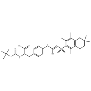 Boc-D-Phe(4-Guad-Pmc)-OH Structure