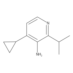 4-Cyclopropyl-2-isopropylpyridin-3-amine Structure