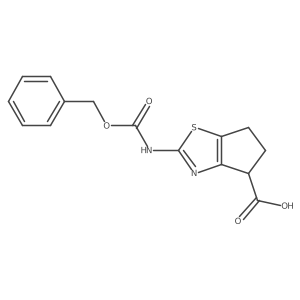 2-{[(benzyloxy)carbonyl]amino}-4H,5H,6H-cyclopenta[d][1,3]thiazole-4-carboxylic acid Structure