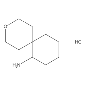 3-Oxaspiro[5.5]undecan-7-amine hydrochloride Structure