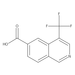 4-(Trifluoromethyl)isoquinoline-6-carboxylic acid结构式