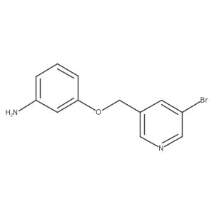 3-[(5-Bromo-3-pyridinyl)methoxy]benzenamine Structure