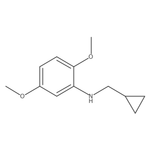 N-(cyclopropylmethyl)-2,5-dimethoxyaniline Structure