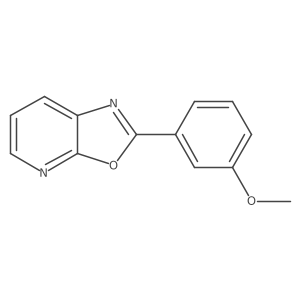 2-(3-Methoxyphenyl)-[1,3]oxazolo[5,4-b]pyridine结构式