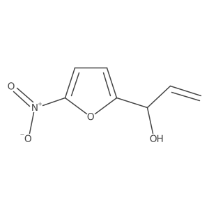 1-(5-Nitrofuran-2-yl)prop-2-en-1-ol结构式