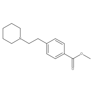 Methyl 4-(2-(piperidin-1-yl)ethyl)benzoate Structure