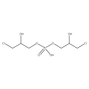 1,2-Propanediol, 3-chloro-, 1,1a(2)-(hydrogen phosphate) Structure