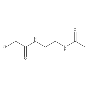 N-[2-(acetylamino)ethyl]-2-chloroacetamide Structure