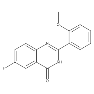 6-fluoro-2-(2-methoxyphenyl)-3H-quinazolin-4-one Structure