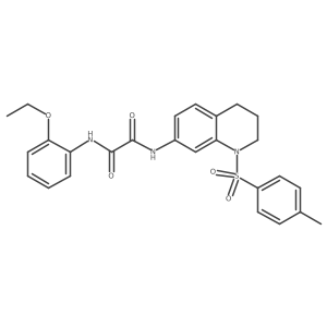 N1-(2-ethoxyphenyl)-N2-(1-tosyl-1,2,3,4-tetrahydroquinolin-7-yl)oxalamide Structure