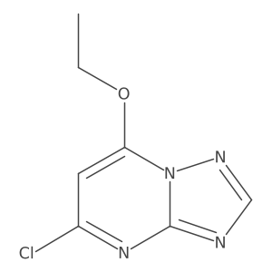 5-Chloro-7-ethoxy[1,2,4]triazolo[1,5-a]pyrimidine结构式