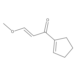 2-Propen-1-one, 1-(1-cyclopenten-1-yl)-3-methoxy-结构式