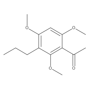 2',4',6'-Trimethoxy-3'-propylacetophenone Structure
