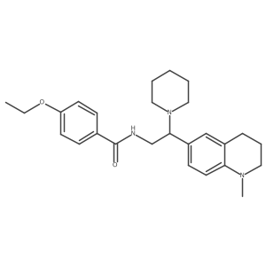 4-ethoxy-N-(2-(1-methyl-1,2,3,4-tetrahydroquinolin-6-yl)-2-(piperidin-1-yl)ethyl)benzamide Structure