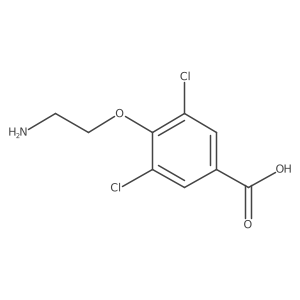 4-(2-Aminoethoxy)-3,5-Dichlorobenzoic Acid Structure