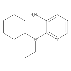 N2-Cyclohexyl-N2-ethylpyridine-2,3-diamine结构式