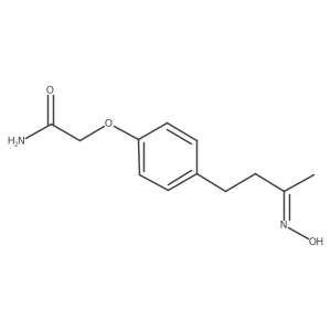 2-[4-[3-(Hydroxyimino)butyl]phenoxy]acetamide结构式