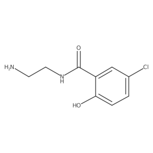 N-(2-aminoethyl)-5-chloro-2-hydroxybenzamide结构式