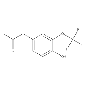 4-(2-Oxopropyl)-2-(trifluoromethoxy)phenol Structure