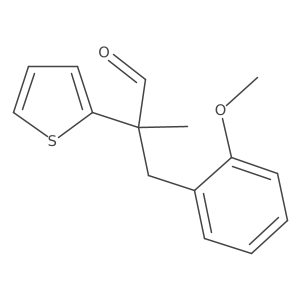 I+/--[(2-Methoxyphenyl)methyl]-I+/--methyl-2-thiopheneacetaldehyde Structure