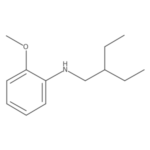 N-(2-ethylbutyl)-2-methoxyaniline结构式