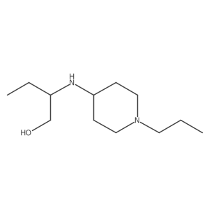 2-[(1-Propylpiperidin-4-yl)amino]butan-1-ol结构式