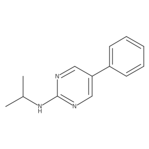N-(1-Methylethyl)-5-phenyl-2-pyrimidinamine Structure