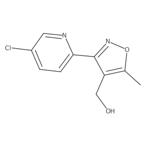 [3-(5-Chloro-pyridin-2-yl)-5-methyl-isoxazol-4-yl]-methanol结构式