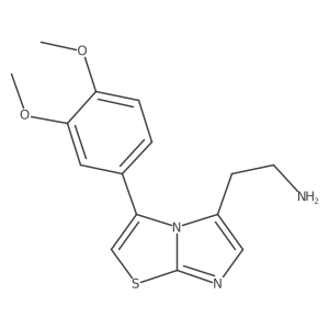3-(3,4-Dimethoxyphenyl)imidazo[2,1-b]thiazole-5-ethanamine Structure