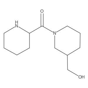 [1-(Piperidine-2-carbonyl)piperidin-3-yl]methanol Structure